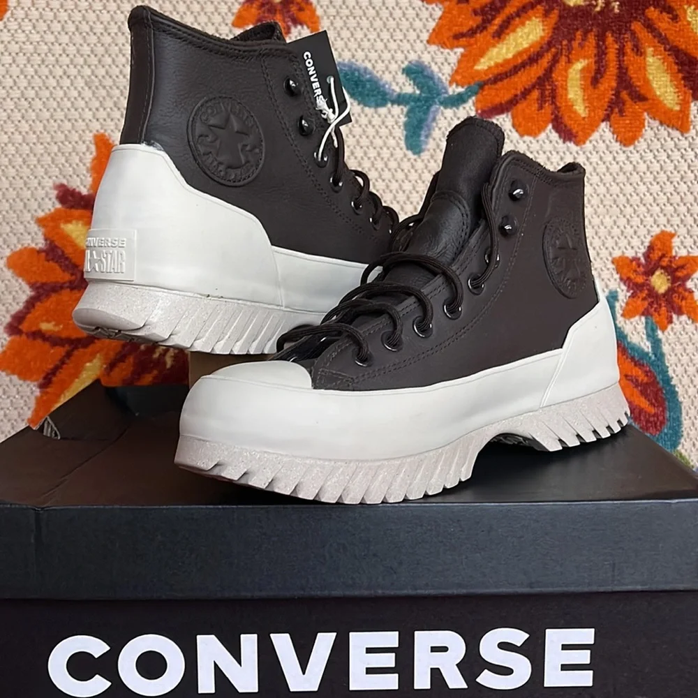 Converse A00911C CTAS LUGGED 2.0 CC HI VELVET BROWN/PAPYRUS/WHITE WMNS Platforms